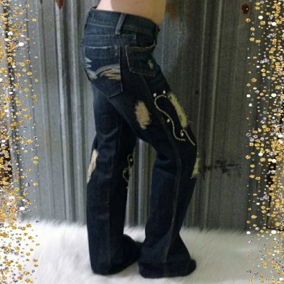 Dungeon Embellished Jewels Jeans - Picture 4 of 17